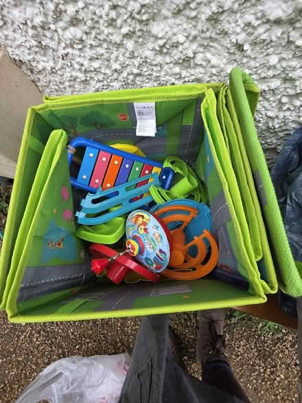 Photo of free Toybox/ road map and car ramp (Sutton Courtenay OX14) #1