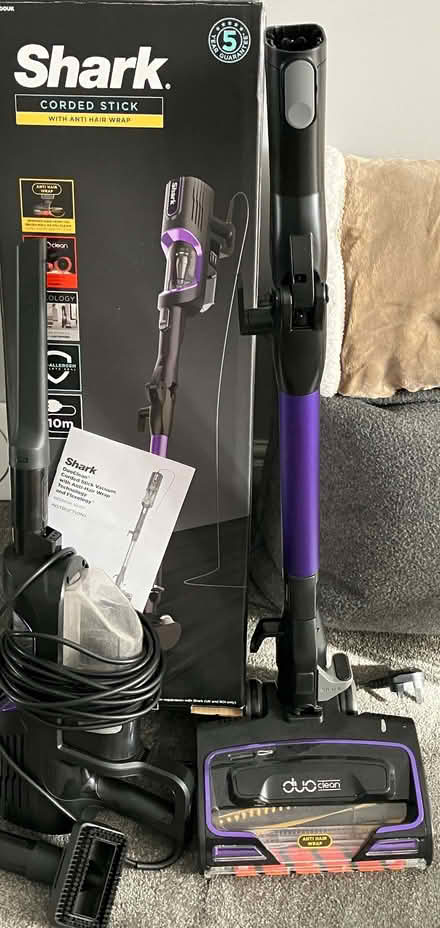 Photo of free Shark Corded Stick Vacuum Cleaner (Purley CR8) #1