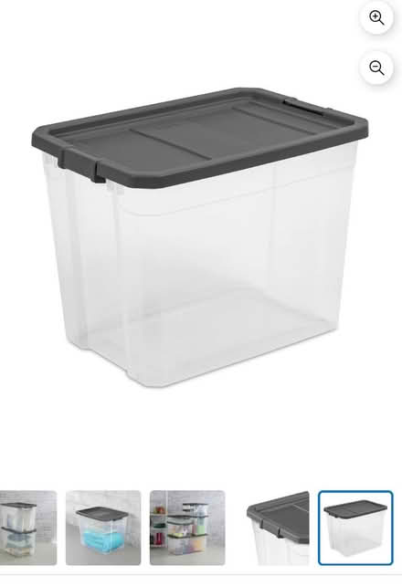 Photo of PLASTIC STORAGE CONTAINERS with lid (Chicago) #1