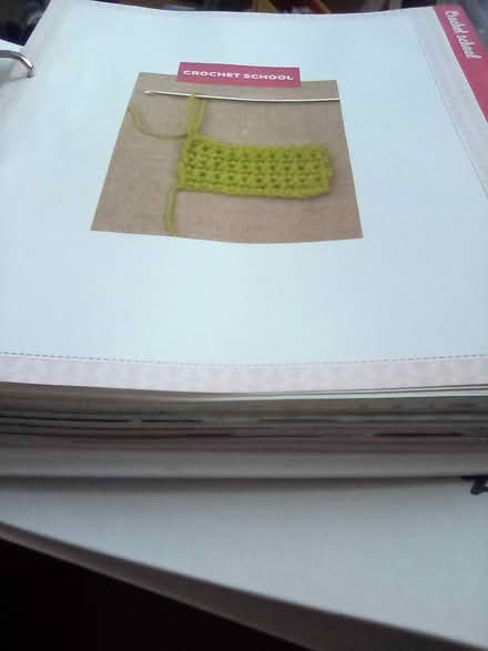 Photo of free 2 Large Ring Binders From The Art of Crochet Series (CT9) #1