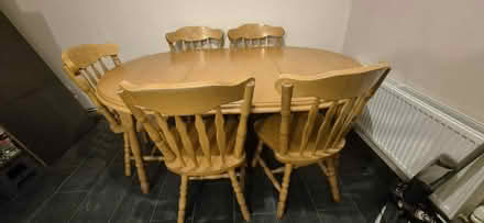 Photo of free Dining table and 6 chairs (Ponders End EN3) #1