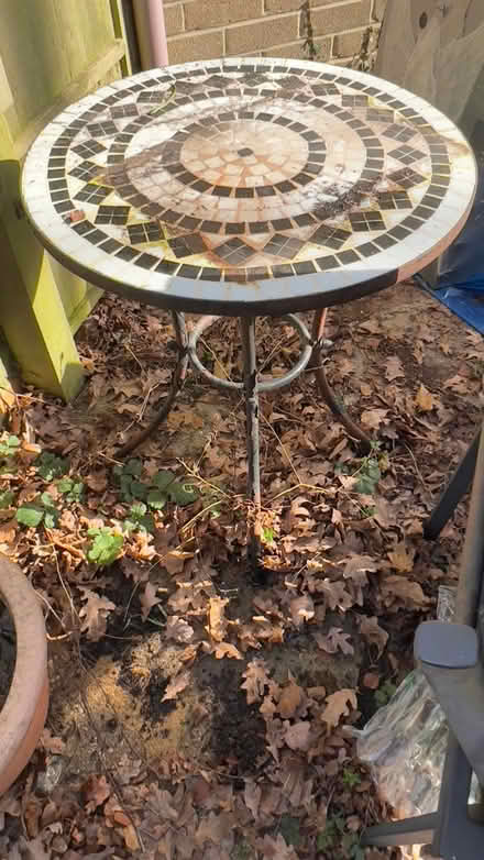 Photo of free Garden table and motorcycle pic (Finchampstead, RG40) #1