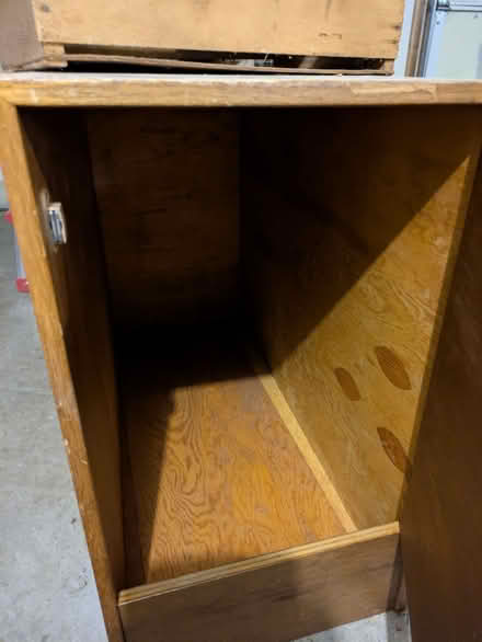Photo of free Wooden storage cabinet (Downtown Bothell) #2