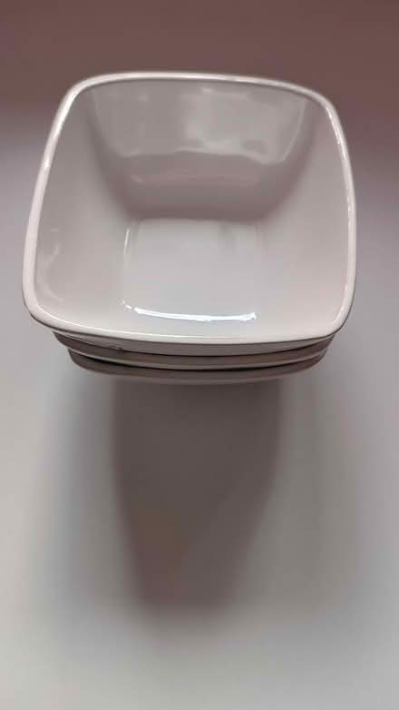 Photo of free Three square bowls with leaf design (Matson, Gloucester GL4 6) #2