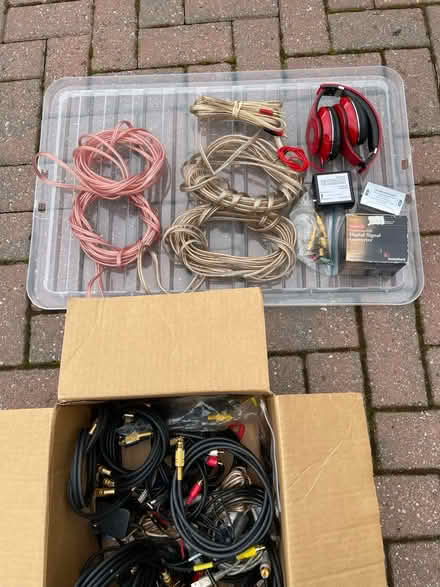 Photo of free Box of random audio cables (Fernhill BL9) #1