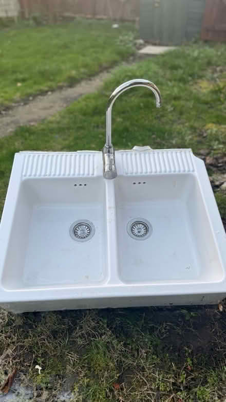Photo of free Double Belfast / butler sink (Kt19 9tg) #3