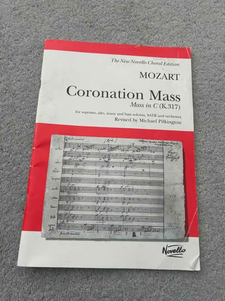 Photo of free Sheet music Mozart (Withdean BN1) #1