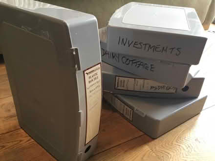 Photo of free Plastic paperwork files (Farrington Gurney BS39) #2