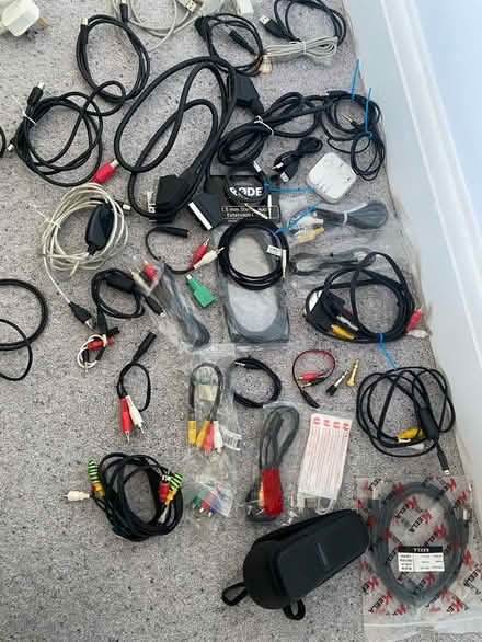 Photo of free Cables - network, phone, audio etc job lot (Maidenhead SL6) #4