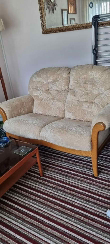 Photo of free 2 seater sofa and armchair (Rowner PO13) #1