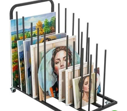 Photo of Drying/storage rack for paintings (Hinde House S4) #2