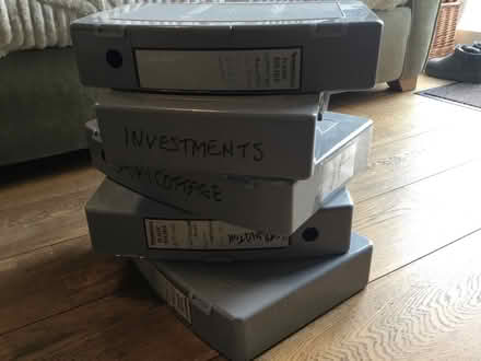 Photo of free Plastic paperwork files (Farrington Gurney BS39) #1