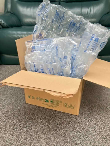 Photo of free Packing material and box. Take either or both (Woodley RG5) #1