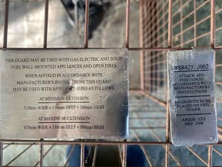 Photo of free Wire Fireguard (GU52) #2