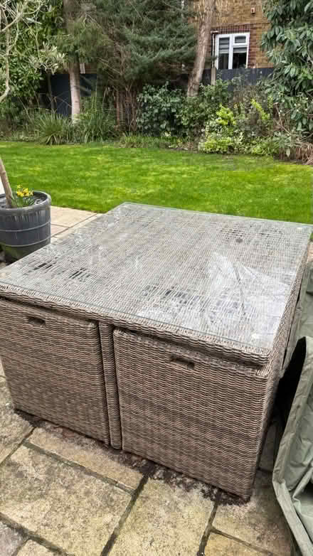 Photo of free Old Garden table glass (KT15) #1