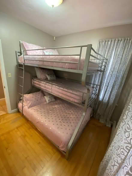 Photo of free Queen-twin-full triple bunk frame (East Somerville) #1