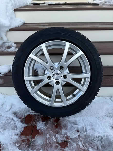 Photo of free Set lightly used Snowtires/wheels (Winchester) #1