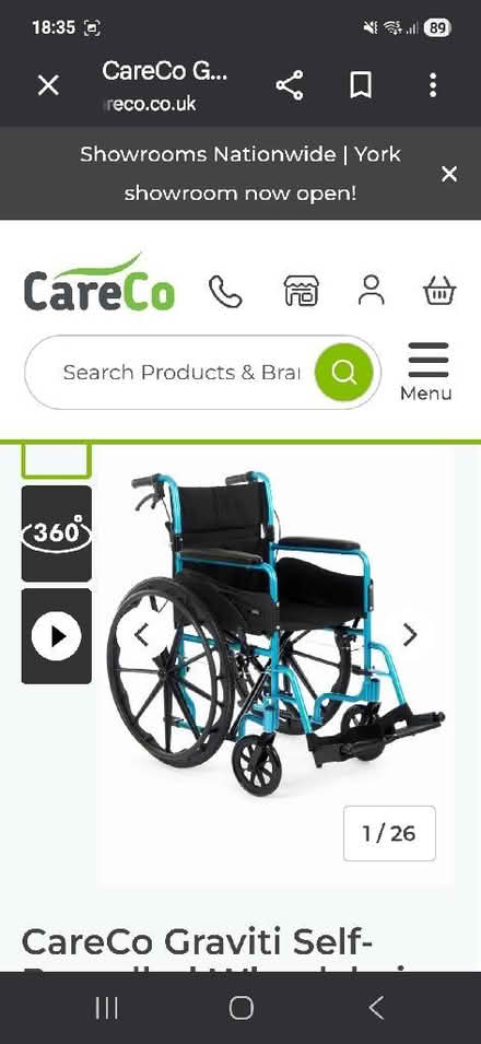 Photo of Lightweight wheelchair (Saint Andrew Auckland DL14) #1