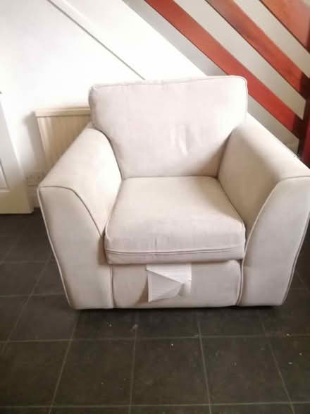 Photo of free 1 seater sofa (Denton M34 3LR) #1