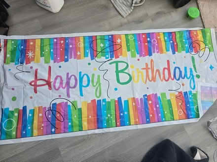 Photo of free Happy birthday banner (IG6 3s) #1