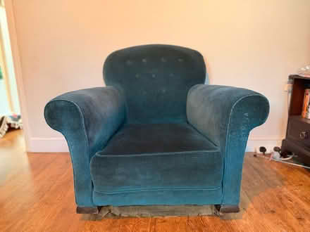 Photo of free Blue armchair (Lower Walkley, S6) #1