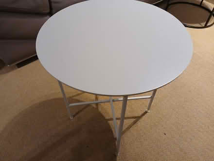 Photo of free Small grey table (Parkwood Rainham ME8) #1