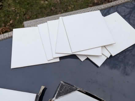 Photo of free Plain white wall tiles 15cm x15 cm (60 tiles) (Colinton EH13) #2