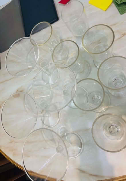 Photo of free Perspex glasses - champagne/cocktail and wine glasses (Burnham SL1) #1