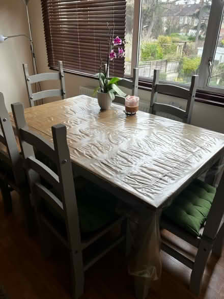 Photo of free Dining table with 6 chairs (Enfield N13) #1