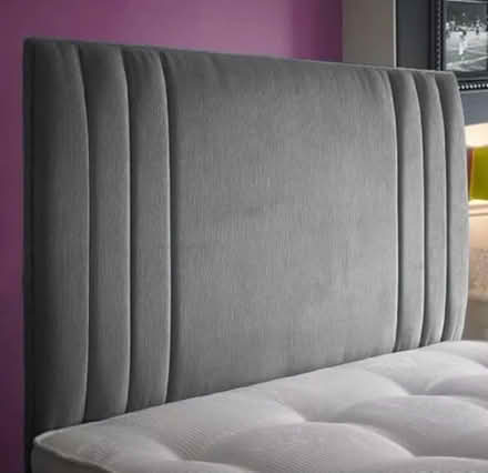 Photo of Divan Double Bed Headboard 4ft6in (N17) #1