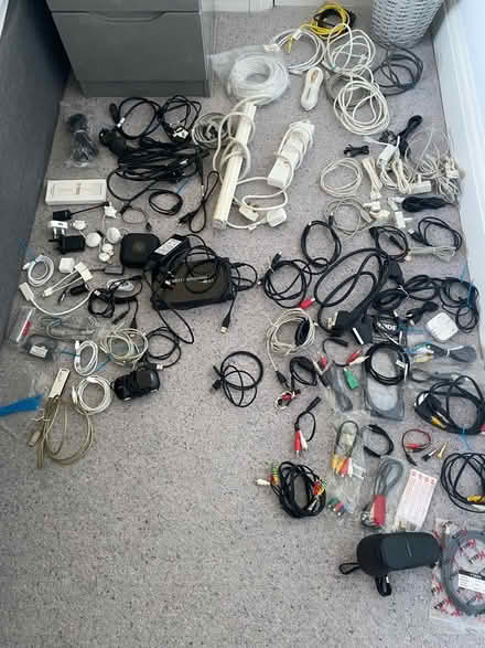 Photo of free Cables - network, phone, audio etc job lot (Maidenhead SL6) #1