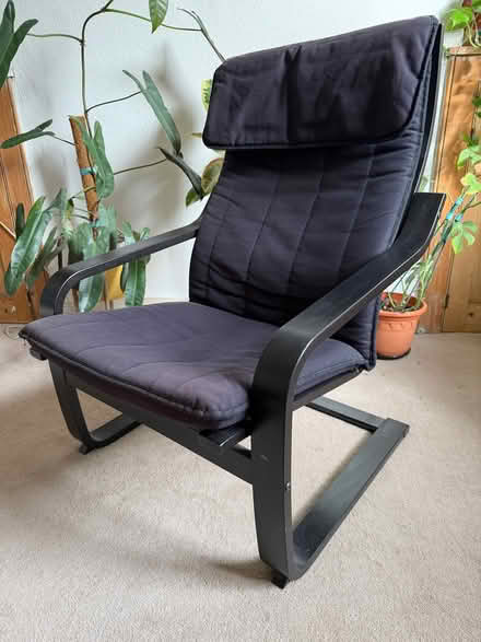 Photo of free ikea black chair (Southfields SW18) #2