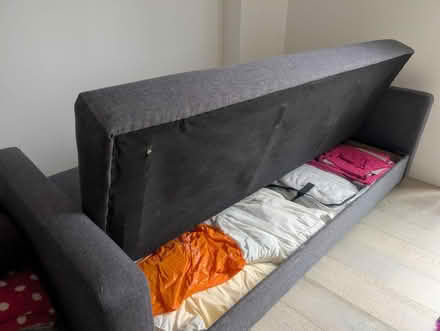 Photo of free Grey sofa bed (E3) #3