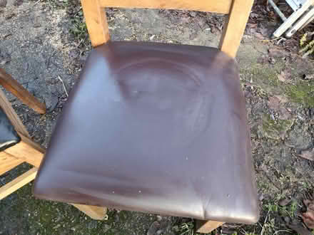 Photo of free 3 Hardwood Chairs (Central Stroud GL5) #3
