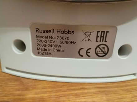 Photo of free Russell Hobbs Iron - working (Hornsey N8) #3