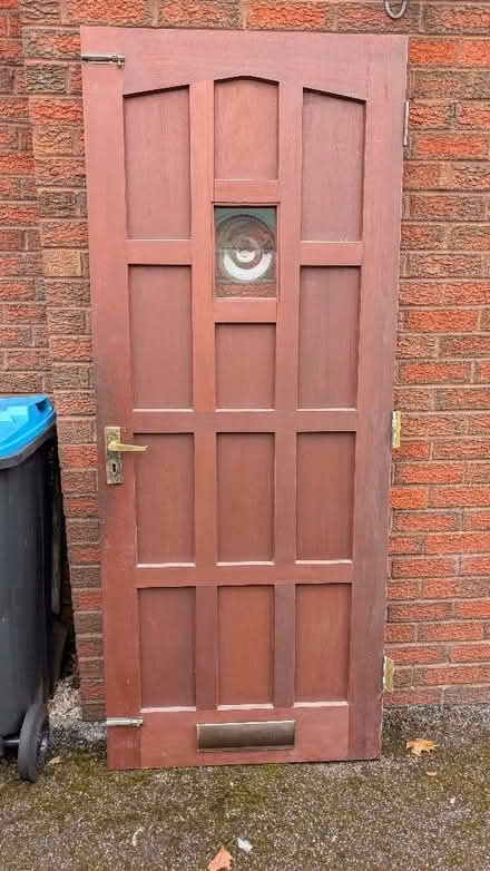 Photo of free Wooden front door (Caldy Valley CH3) #2