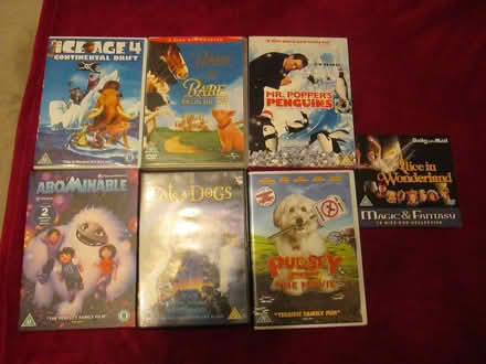 Photo of free 7 Children's DVDs-Babe, Pudsey, etc (Southchurch SS2) #1