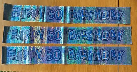 Photo of free 50th Birthday banners (Kippington TN13) #1