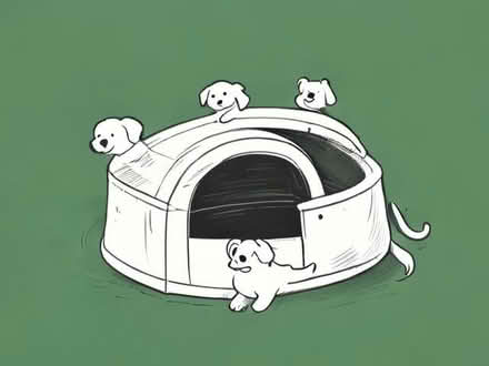 Photo of Plastic dog kennel (Crewe Green CW1) #1