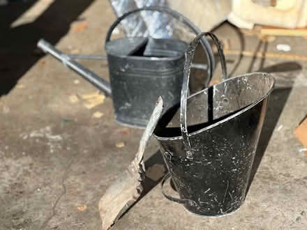 Photo of free metal watering can and ash bucket (Arlington Center) #1