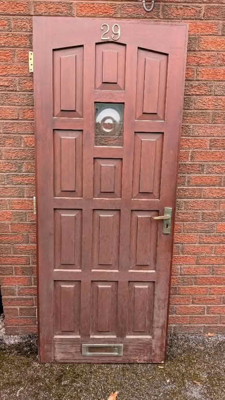 Photo of free Wooden front door (Caldy Valley CH3) #1