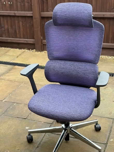 Photo of free Purple office chair (Poplars SG2) #1