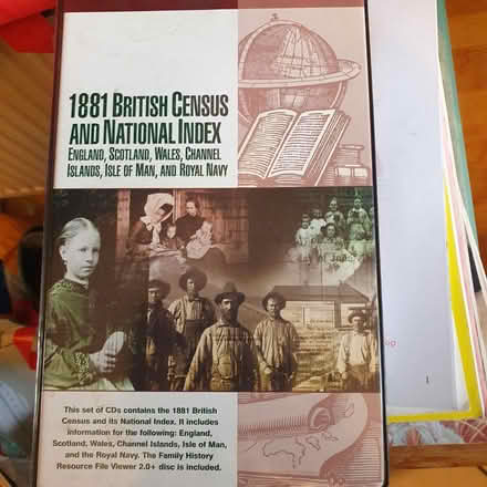 Photo of free 1881 census CD collection (DE21) #1