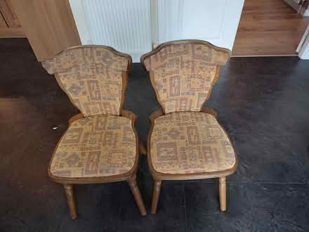 Photo of free Folding dining table and 2 chairs (Biggar ML12) #4