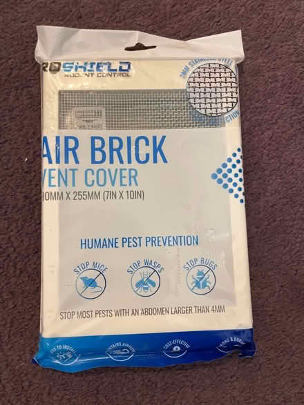 Photo of free Air brick vent cover (Ashton CH3) #1