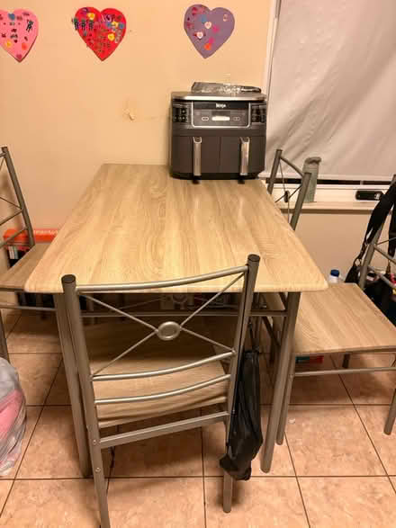Photo of free Kitchen table 4 chairs (Essex) #1