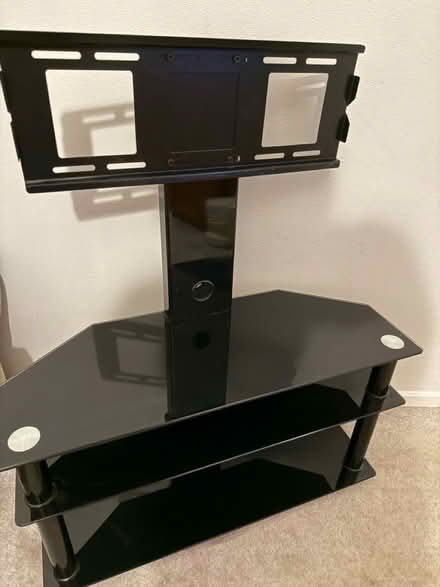 Photo of free Black Glass TV stand (Bailiff Bridge. BD12) #3