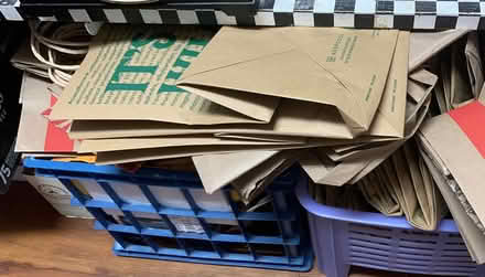 Photo of free Large grocery bags (Belmont) #1