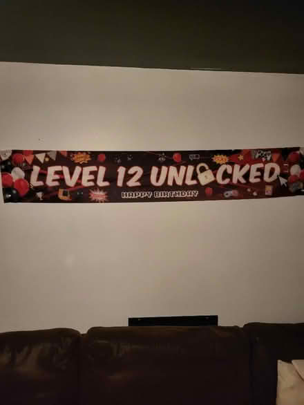 Photo of free Birthday banner age 12 (Brownsover CV21) #1