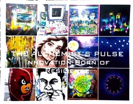 Photo of Art supplies for exhibit (Lynn view) #4